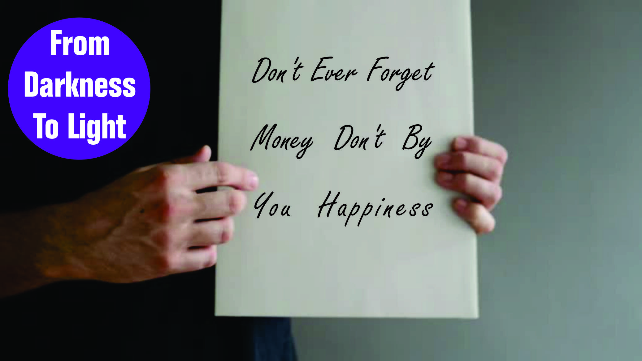 money cant buy you happness